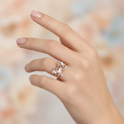 Teddy Bear Gold Ring