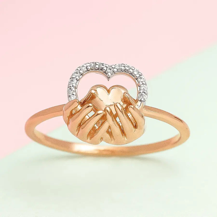 Giving Heart Gold Ring