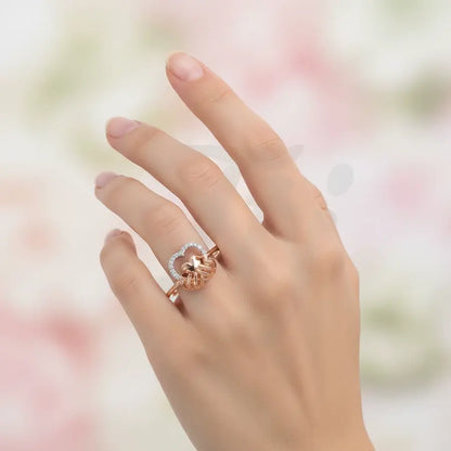 Giving Heart Gold Ring