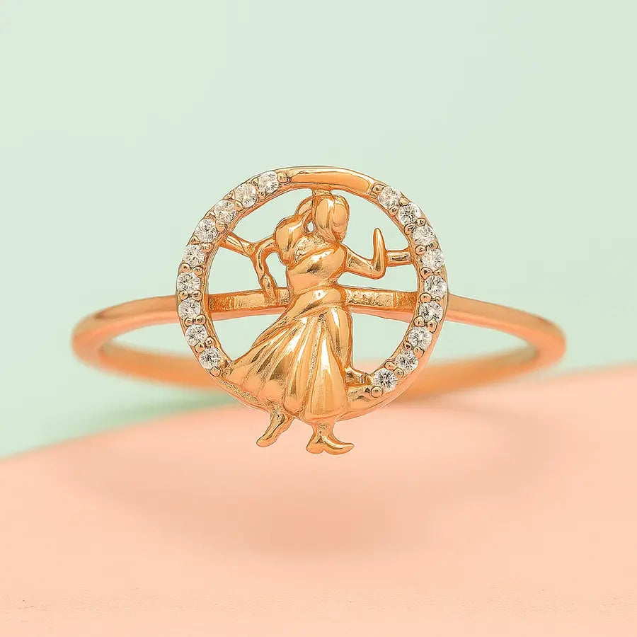 Bharathanatyam Gold Ring