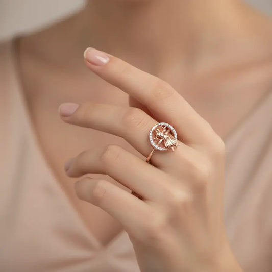 Bharathanatyam Gold Ring