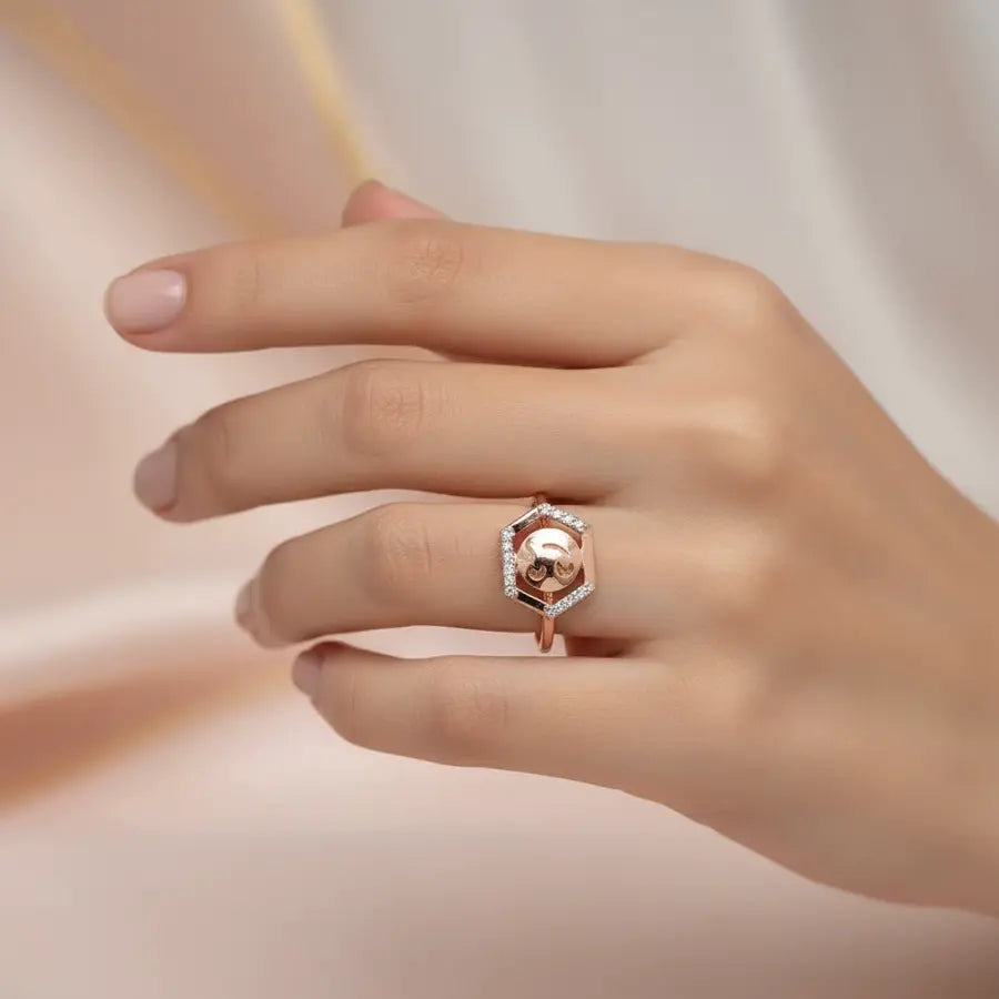 Smiley Gold Ring