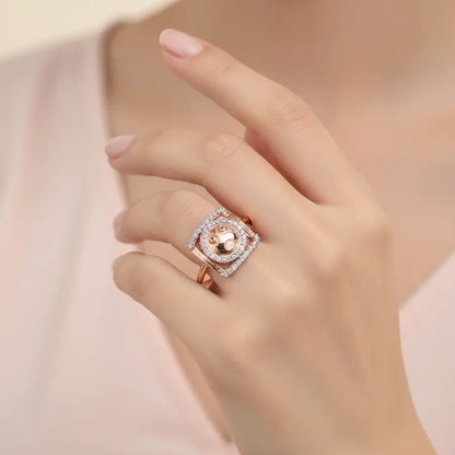 Surprise Smiley Gold Ring