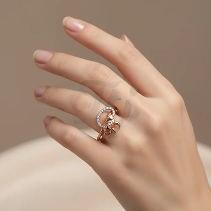 Turtle Curve Gold Ring