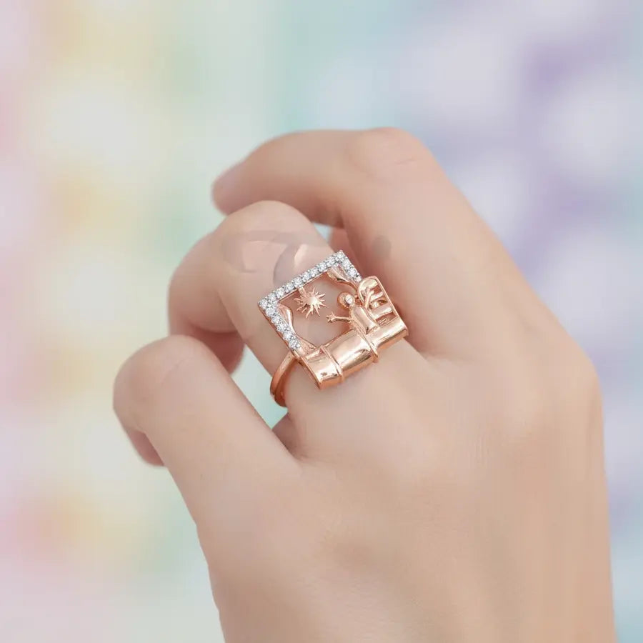 Wake Up Gold Ring