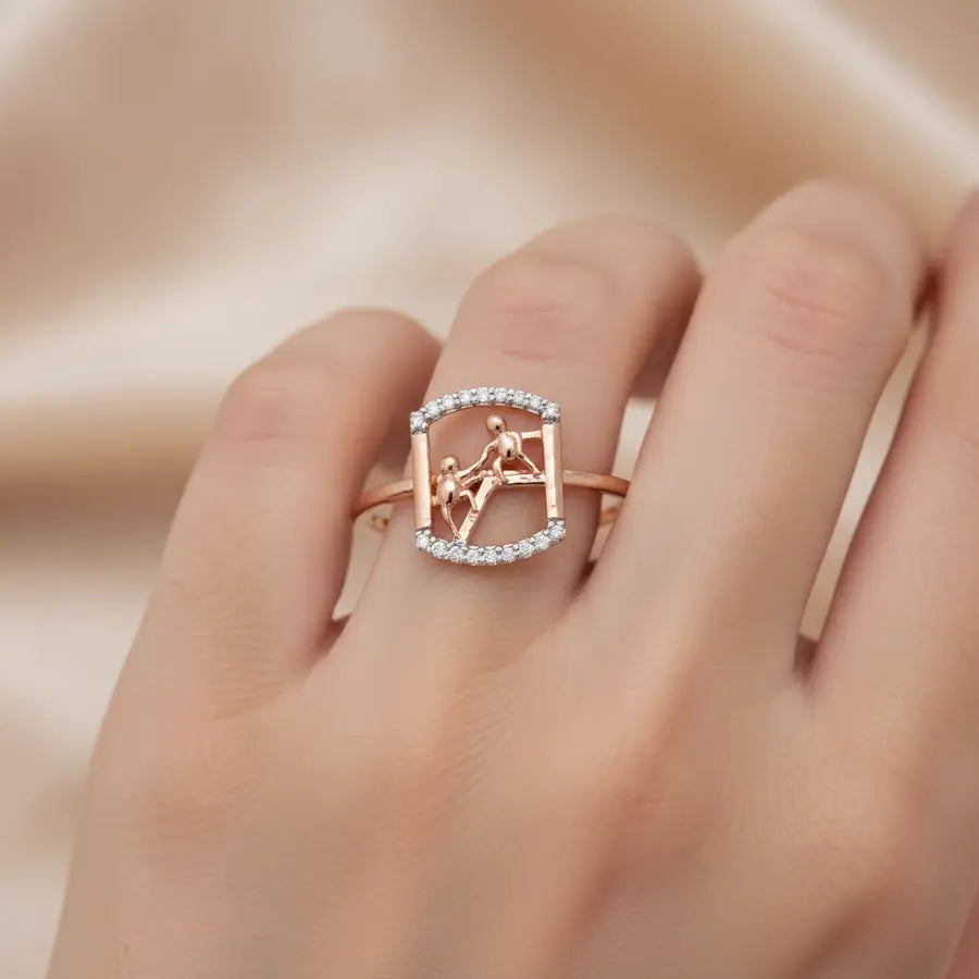 Helping Hand Gold Ring