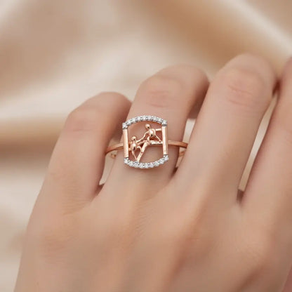 Helping Hand Gold Ring