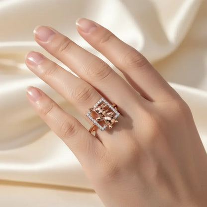Quirky Cartoon Gold Ring
