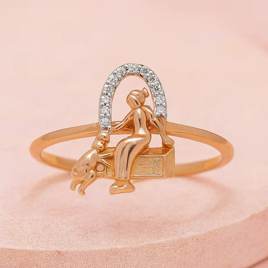 Mom Blessings Gold Ring