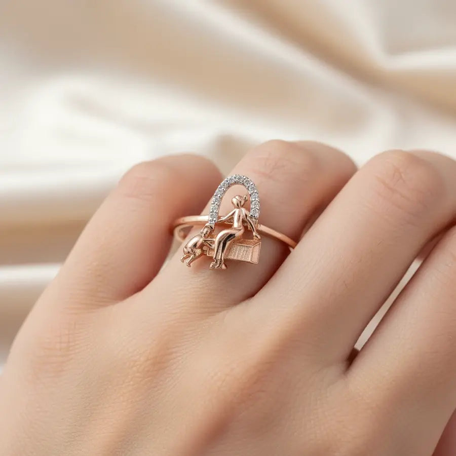 Mom Blessings Gold Ring