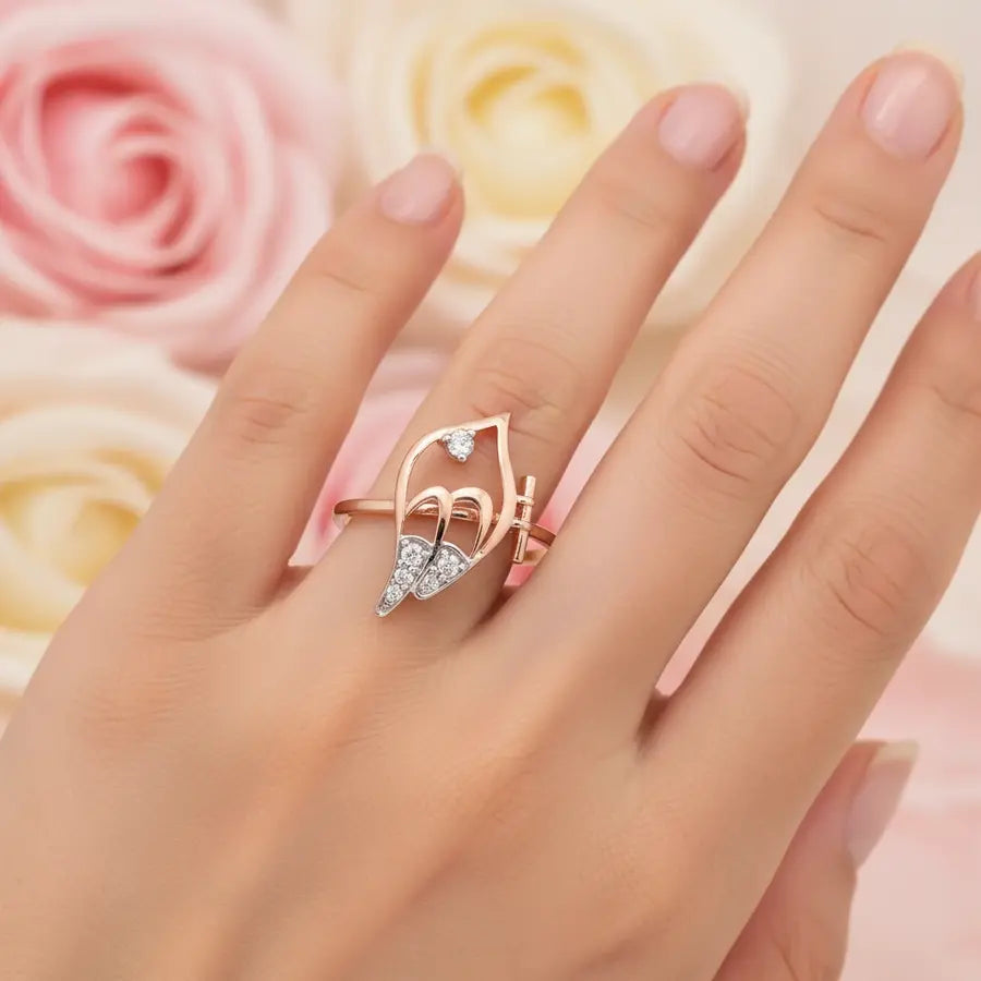 Bird Outline Gold Ring