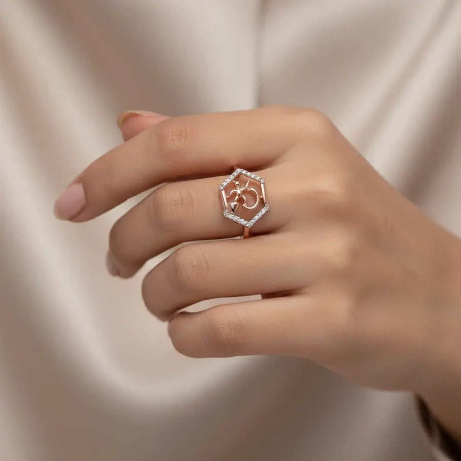 Warrior Man Gold Ring