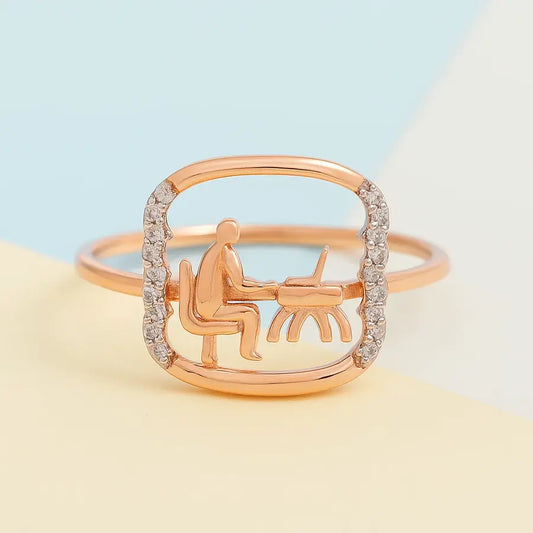 Working Man Gold Ring
