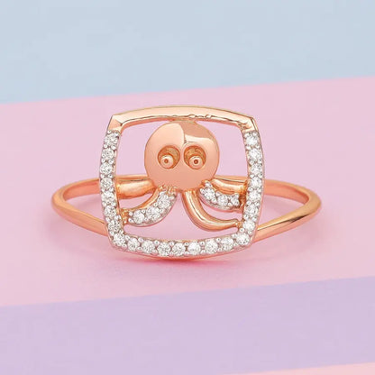 Octopus Gold Ring