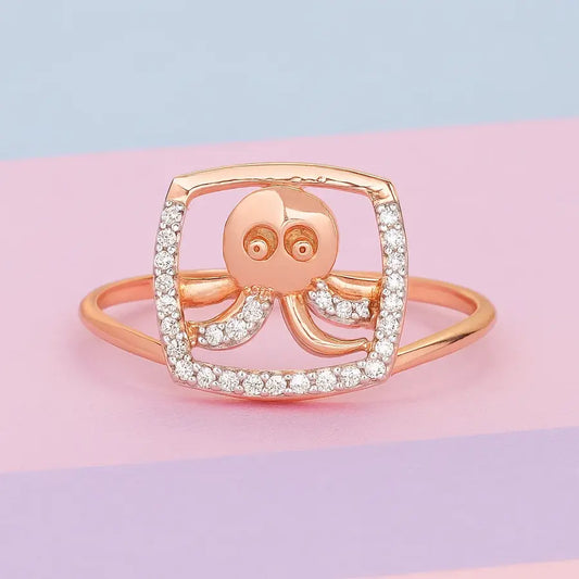 Octopus Gold Ring