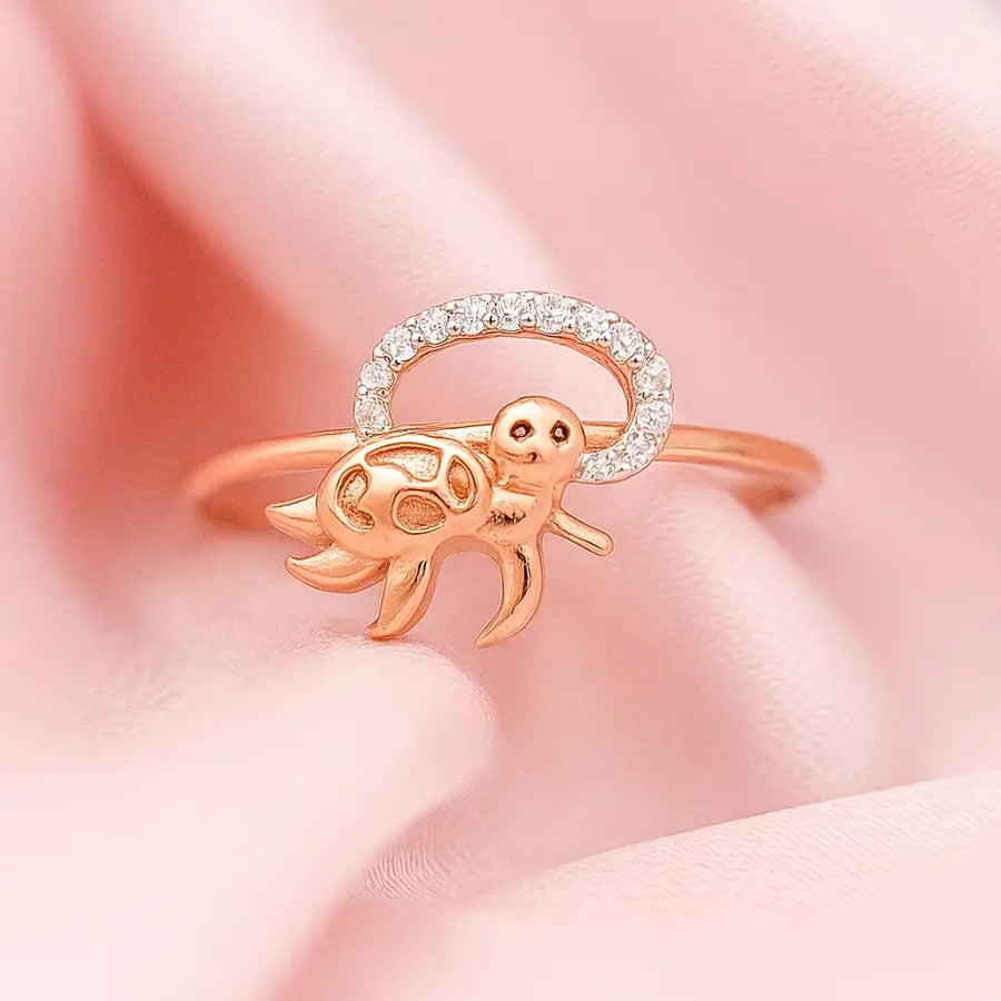 Turtle Gold Ring