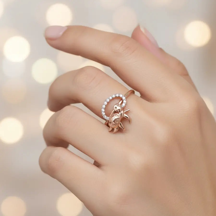 Turtle Gold Ring
