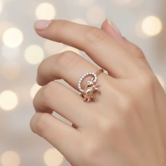 Turtle Gold Ring