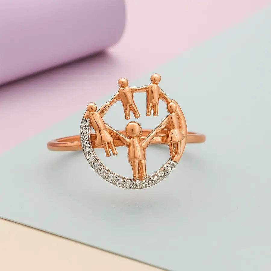Kids Circle Bond Gold Ring