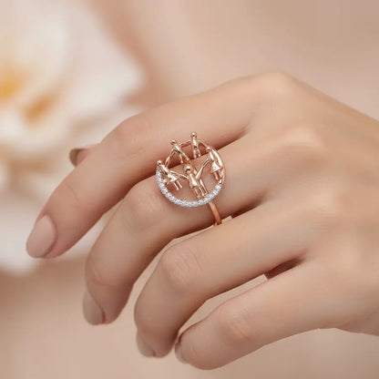Kids Circle Bond Gold Ring