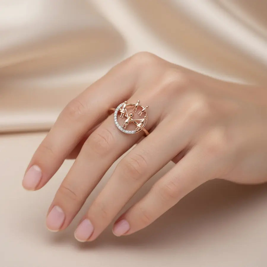 Kids Circle Bond Gold Ring