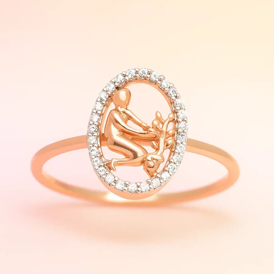 Sapling Planting Gold Ring