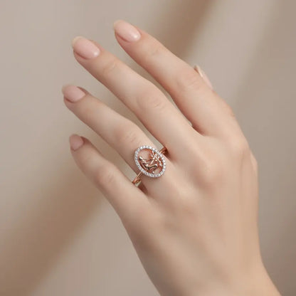 Sapling Planting Gold Ring