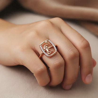 Suryanamaskara Gold Ring