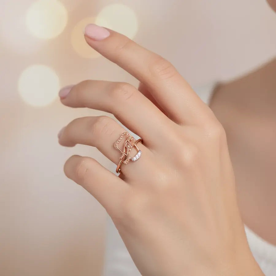 Music Raagas Gold Ring
