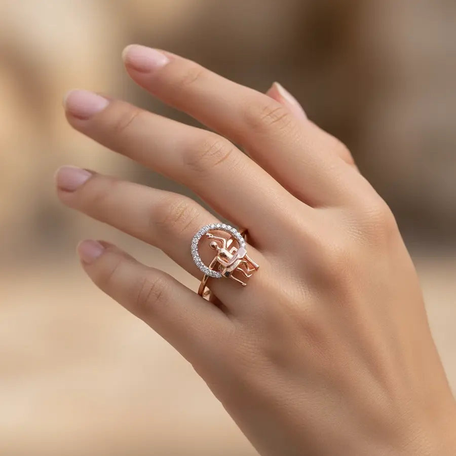 Student Desk Gold Ring