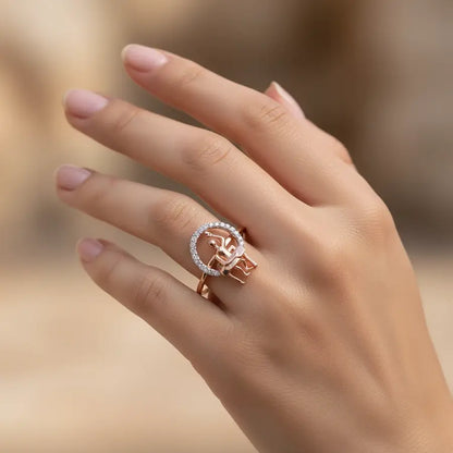Student Desk Gold Ring