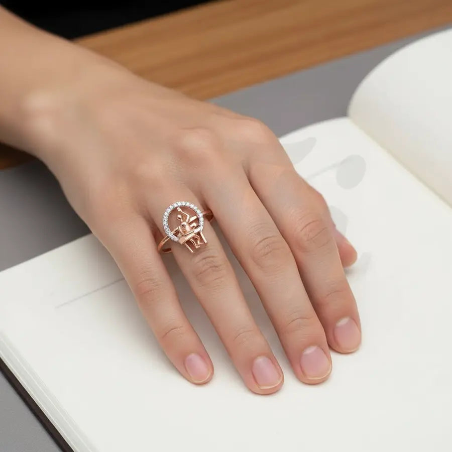 Student Desk Gold Ring