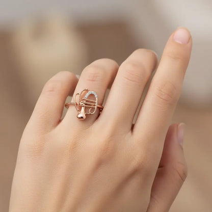 Trumpet Gold Ring