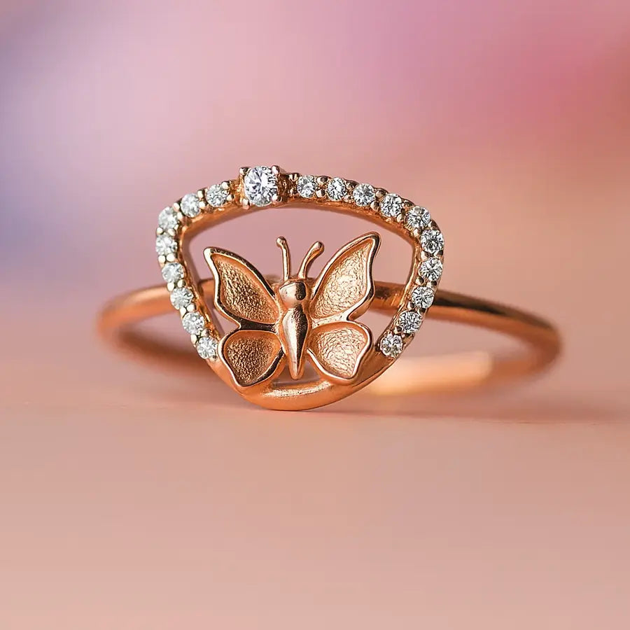 Butterfly Gold Ring