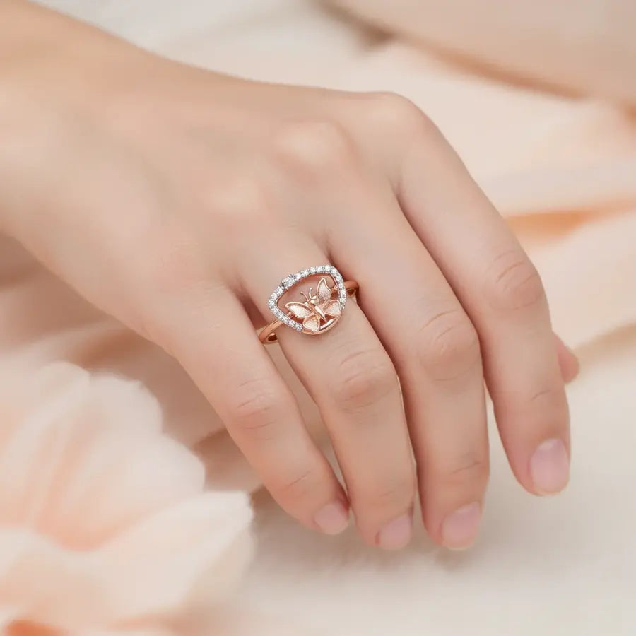 Butterfly Gold Ring