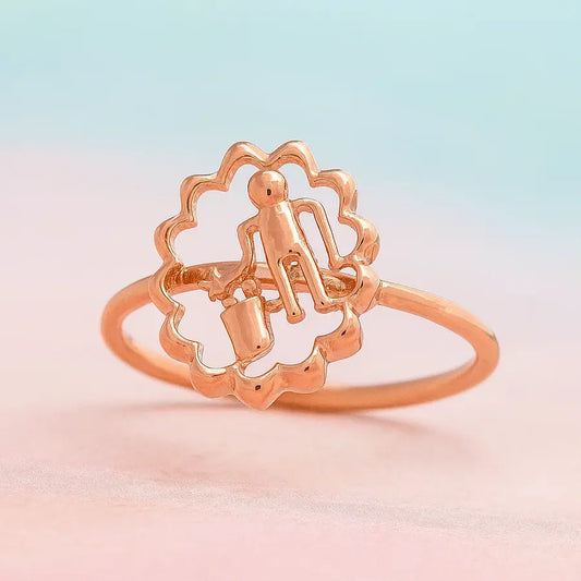 Disciplined Man Gold Ring