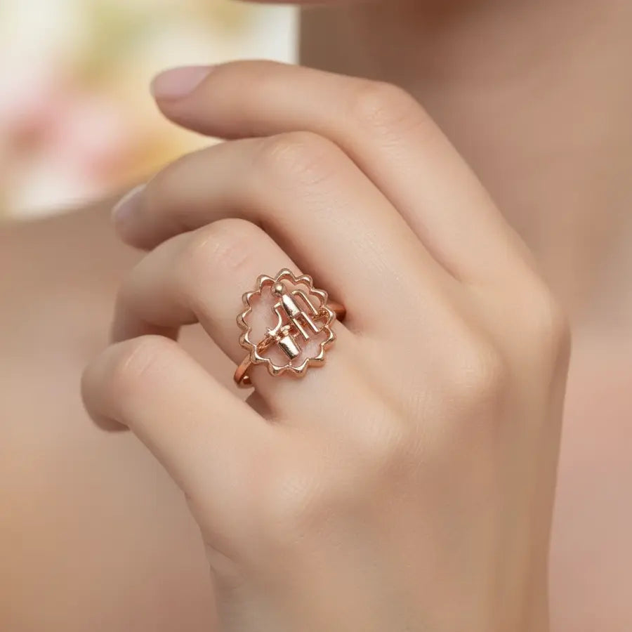 Disciplined Man Gold Ring
