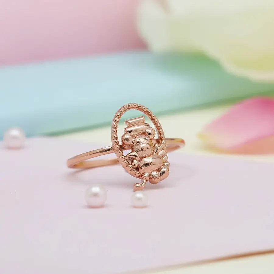 Cute Rat Gold Ring