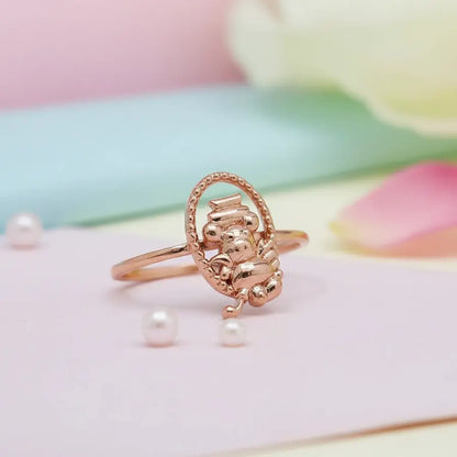 Cute Rat Gold Ring