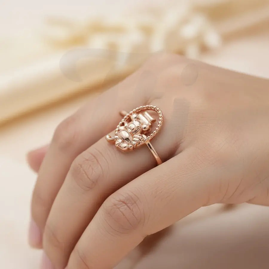Cute Rat Gold Ring