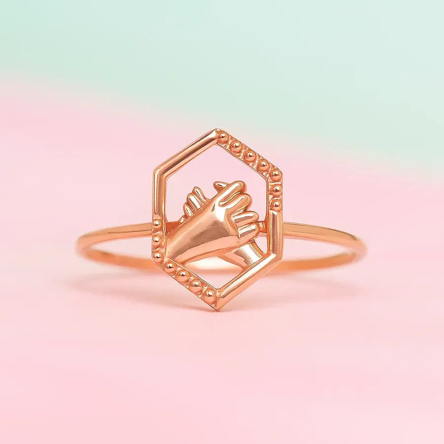 Friendship Dap Gold Ring