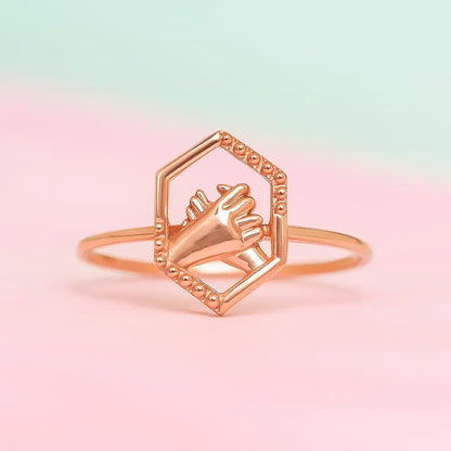 Friendship Dap Gold Ring