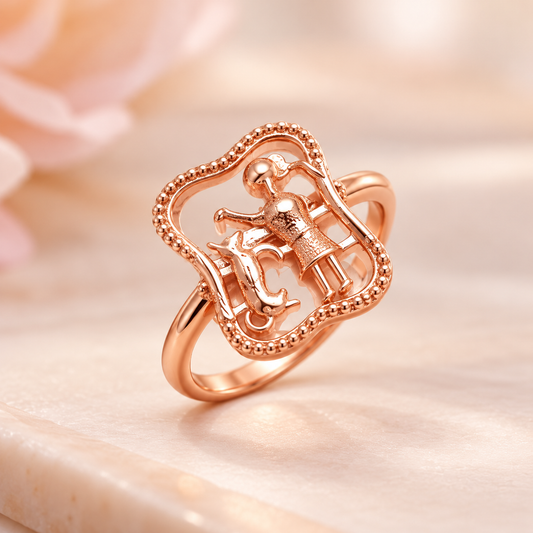 Dog Lover Gold Ring