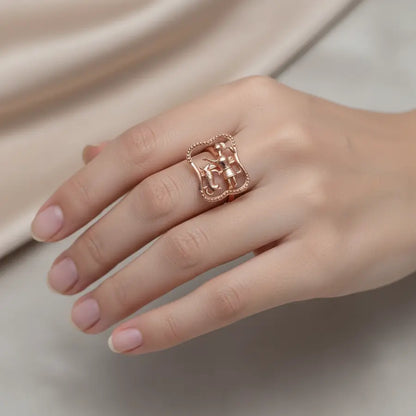 Dog Lover Gold Ring