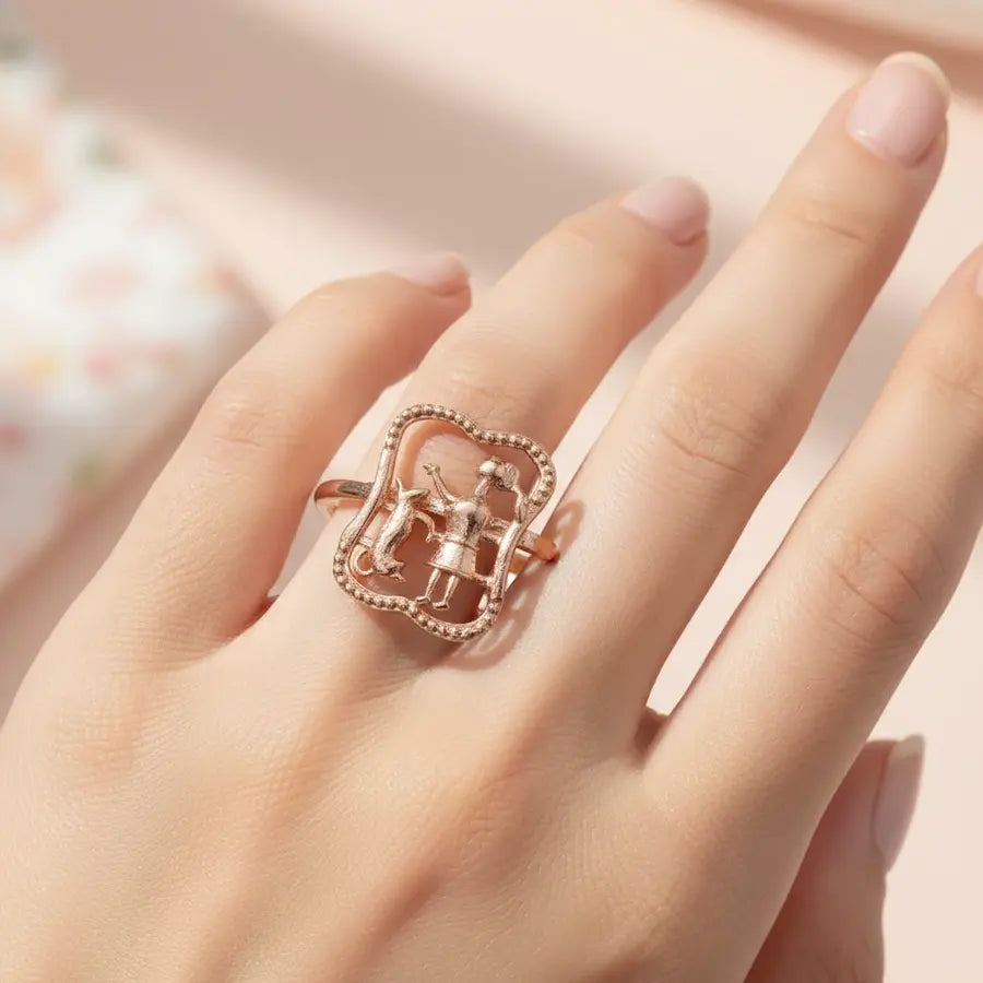 Dog Lover Gold Ring
