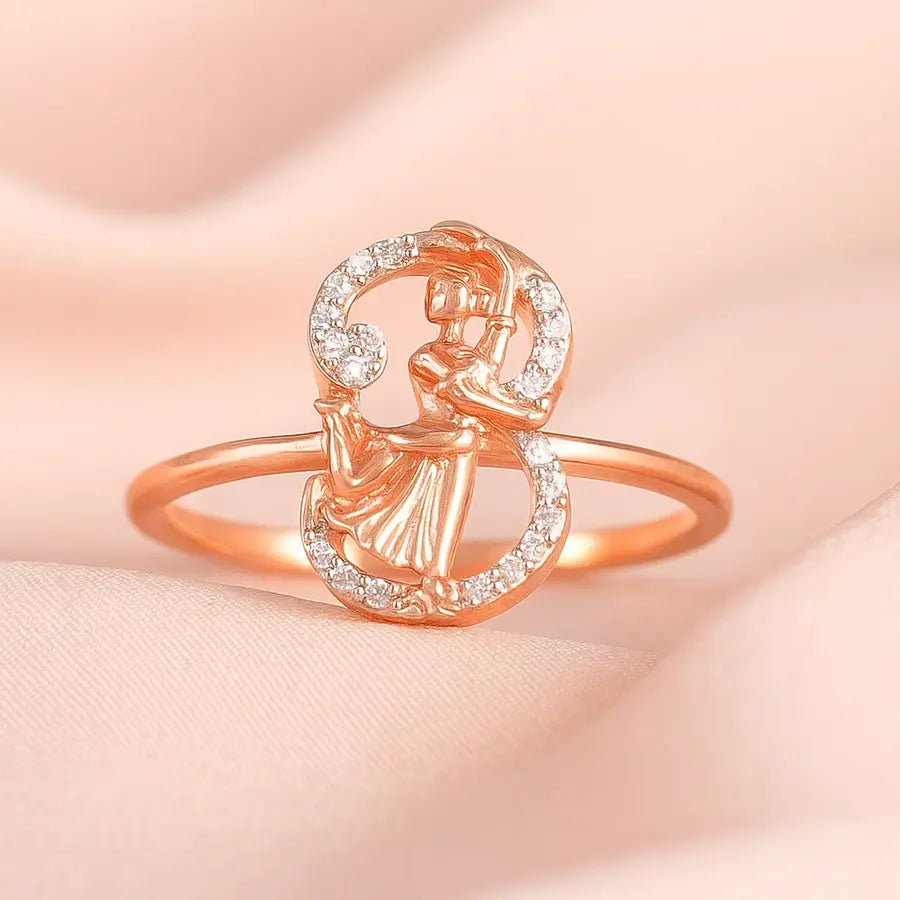 Lasya Bharathanatyam Gold Ring