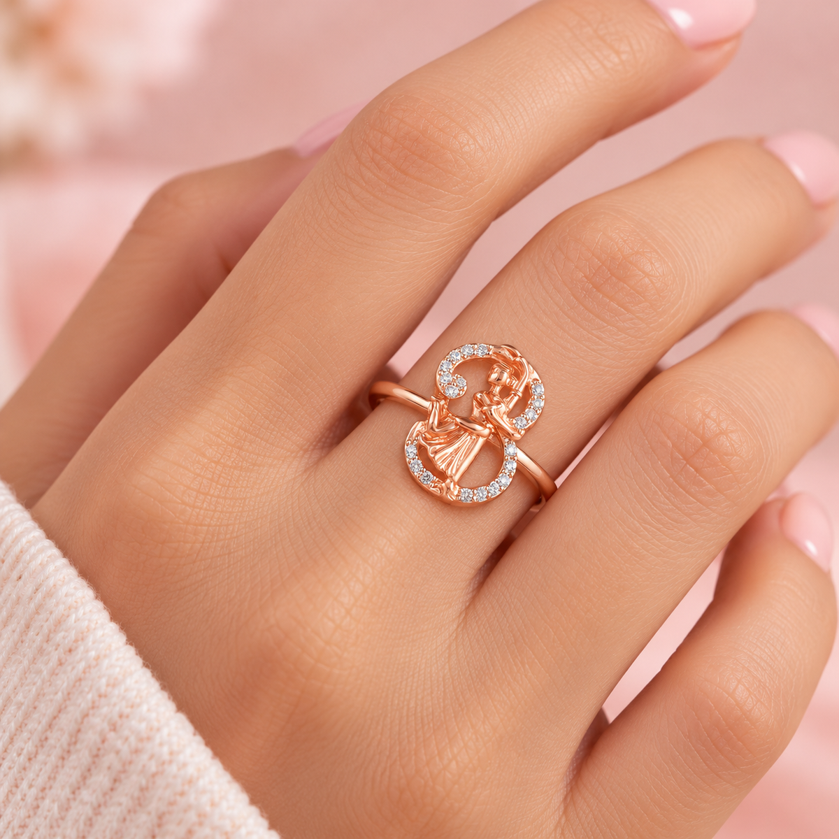 Lasya Bharathanatyam Gold Ring