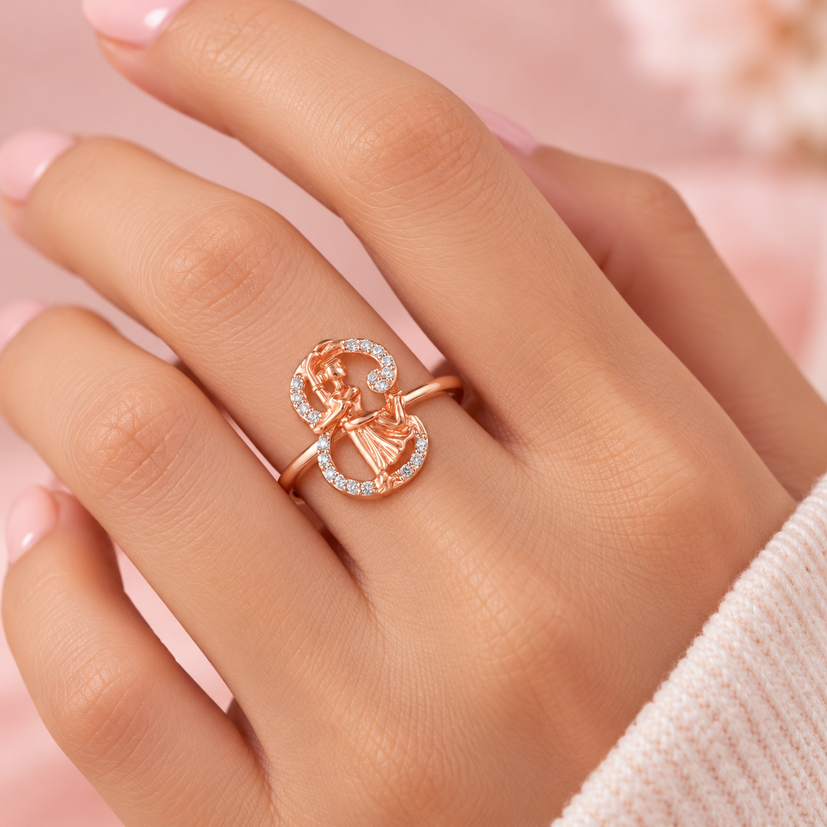 Lasya Bharathanatyam Gold Ring