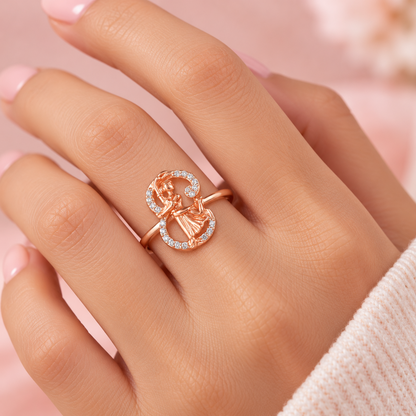 Lasya Bharathanatyam Gold Ring