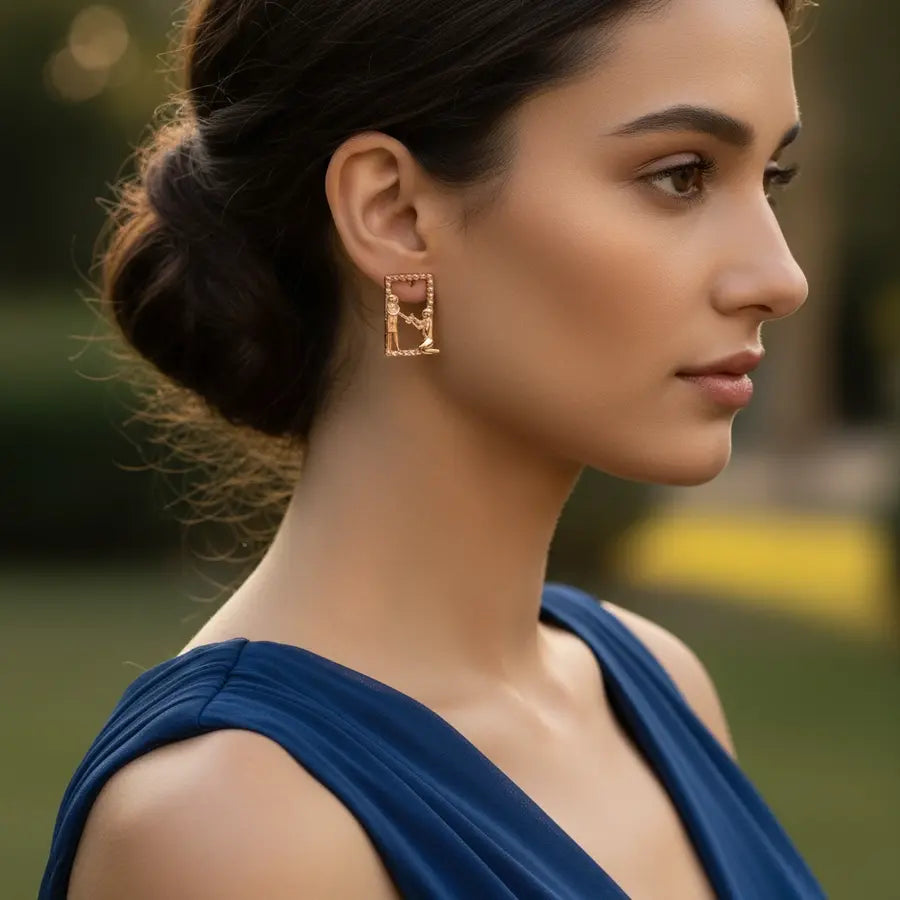 Blessings Gold Earrings